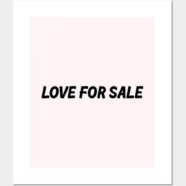 Love for sale Wall Art by Vintage Dream